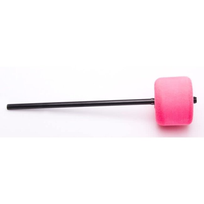 Danmar - 206CKP - Bass Drum Beater - Colored Felt, Black Shaft - Pink