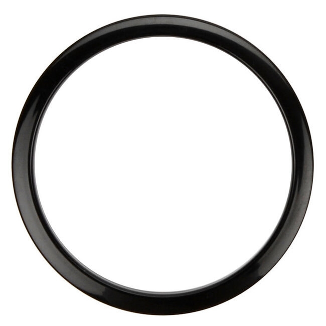 Bass Drum O's - HBL6 - 6" Black Drum O's