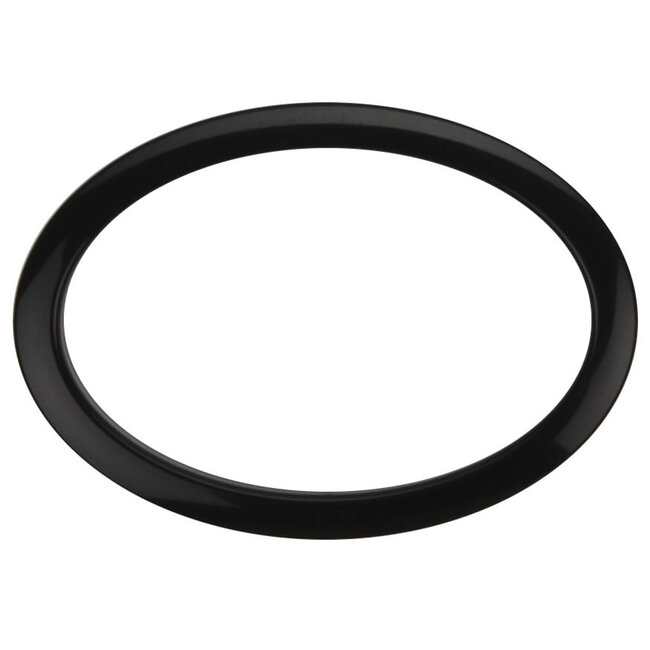 Bass Drum O's - HOBL6 - 6" Black Oval