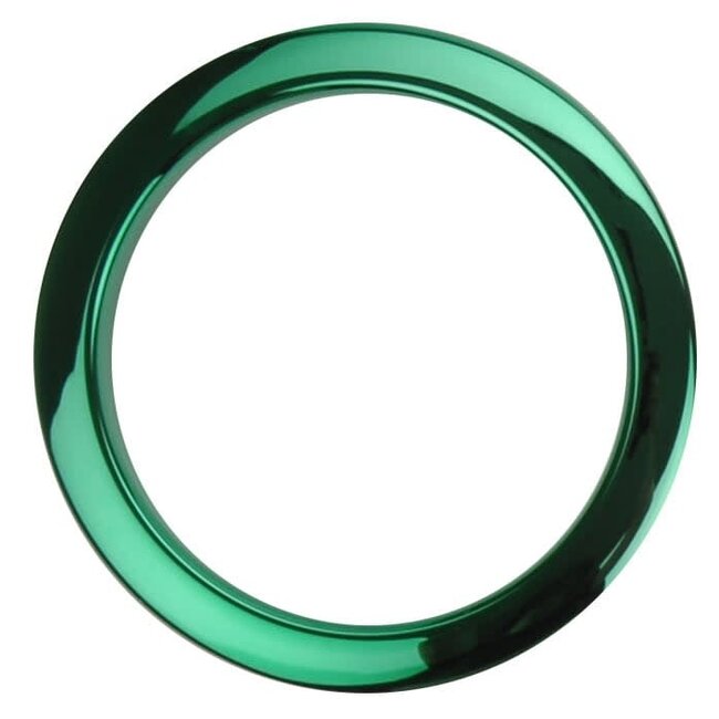 Bass Drum O's - HCG4 - 4" Green Chrome Drum O's