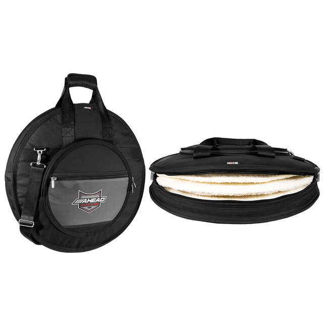 Ahead Bags - AA6024 - 24" Deluxe Heavy Duty Cymbal Case W/Handles And Shoulder Strap