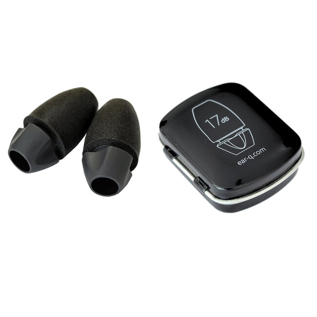 Ahead - High Fidelity Earplugs w/ Clear Plastic Hard Case - EQ17DB