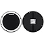 Ahead - AHSHP - 14" White/Black S-Hoop Marching Pad with Snare Sound (Black Carbon Fiber)