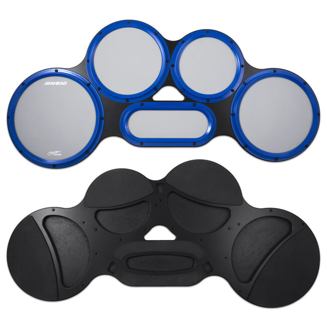 Ahead - AHCTPG - S-Hoop Chaves Tenor Pad, 4/5/6 Combination w/GRAY Gum Surfaces, BLUE S-HOOPS