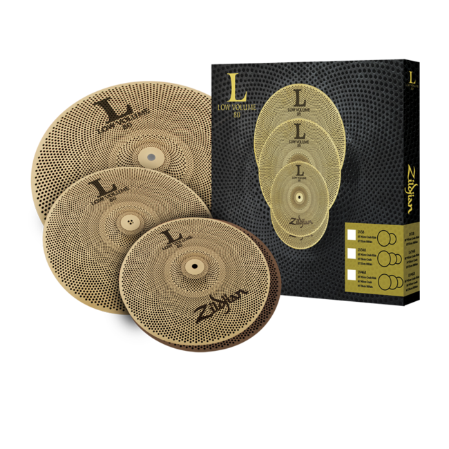 Zildjian - LV348 - Low Volume L80 13/14/18 Cymbal Pack