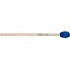 Innovative Percussion - WU2 - Medium Soft Marimba Mallets - Electric Blue Yarn - Birch