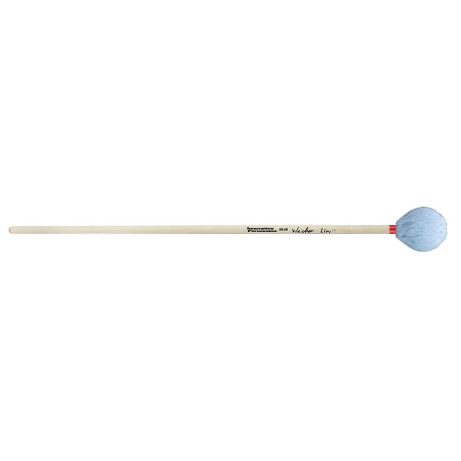 Innovative Percussion - WL4B - Medium Marimba Mallets - Sky Blue Yarn - Birch