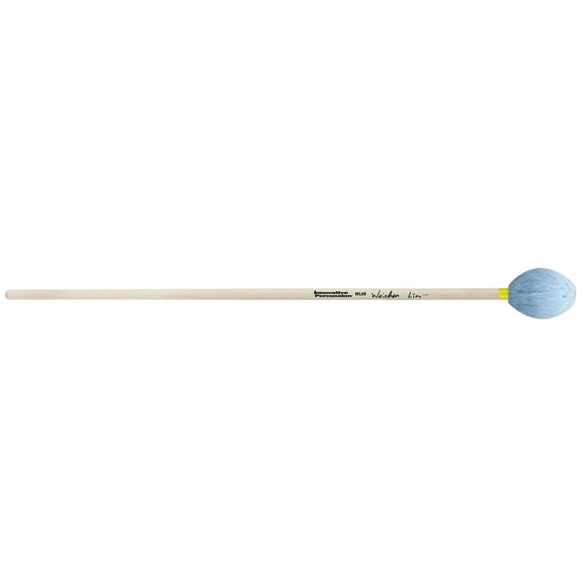Innovative Percussion - WL6B - Hard Marimba Mallets - Sky Blue Yarn - Birch