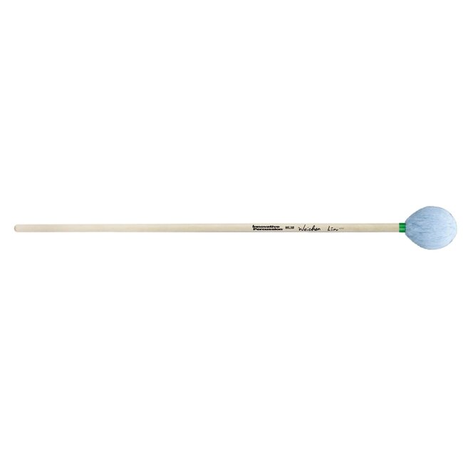 Innovative Percussion - WL3B - Medium Soft Marimba Mallets - Sky Blue Yarn - Birch