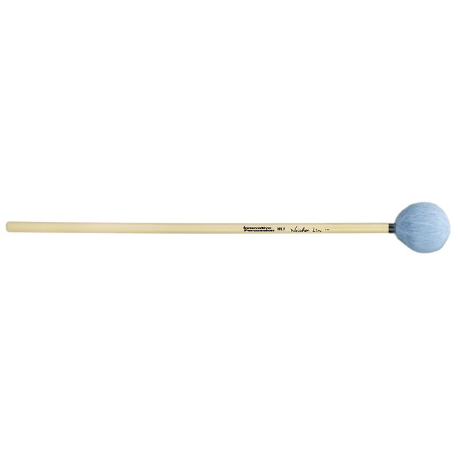 Innovative Percussion - WL1 - Bass Marimba Mallets - Sky Blue Yarn - Rattan