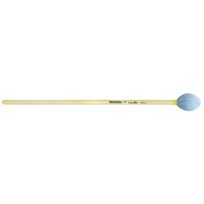 Innovative Percussion - WL6 - Hard Marimba Mallets - Sky Blue Yarn - Rattan