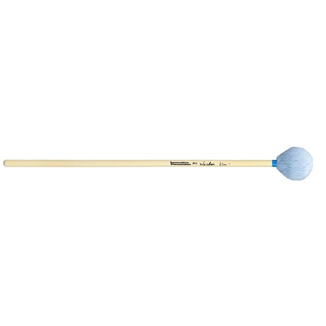 Innovative Percussion - WL2 - Soft Marimba Mallets - Sky Blue Yarn - Rattan