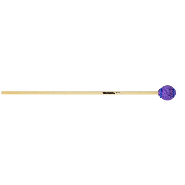 Innovative Percussion - RS40C - Hard Marimba / Vibraphone Mallets - Purple Cord - Rattan