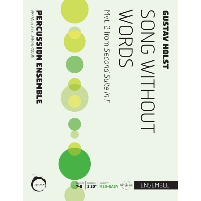 Song Without Words - by Gustav Holst; arr. John Herndon - TSPCE18-016