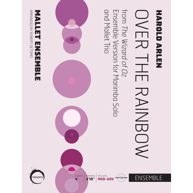 Over the Rainbow (ensemble version) - by Harold Arlen; arr. Robert Oetomo - TSPCE15-014