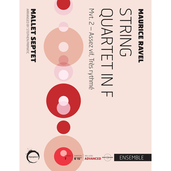 String Quartet in F - by Maurice Ravel; arr. Stephen Primatic - TSPCE-94