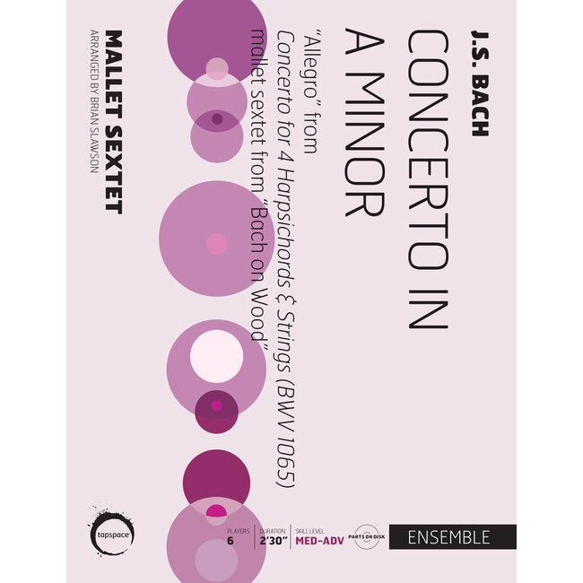 Concerto in A Minor - by J.S. Bach; arr. Brian Slawson - TSPCE-31