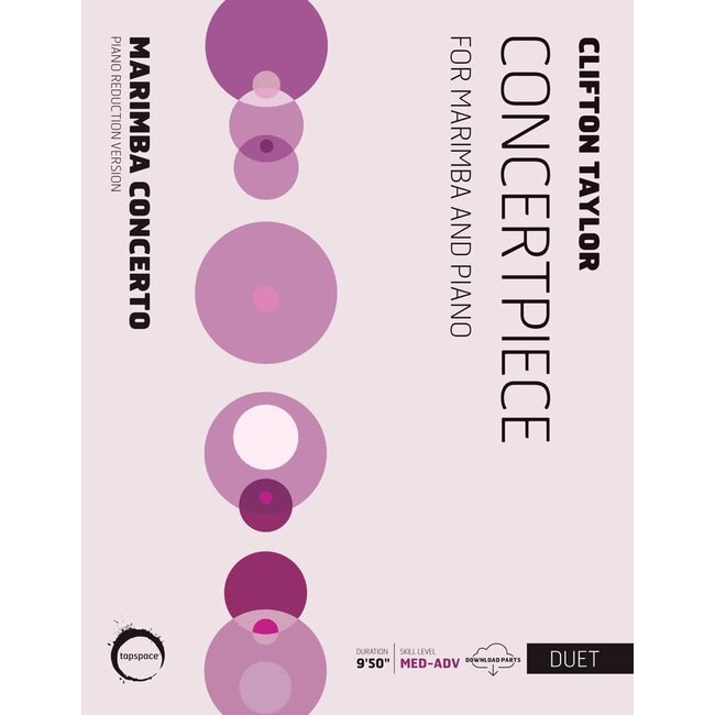 Concertpiece for Marimba and Piano - by Clifton Taylor - TSPCD21-002