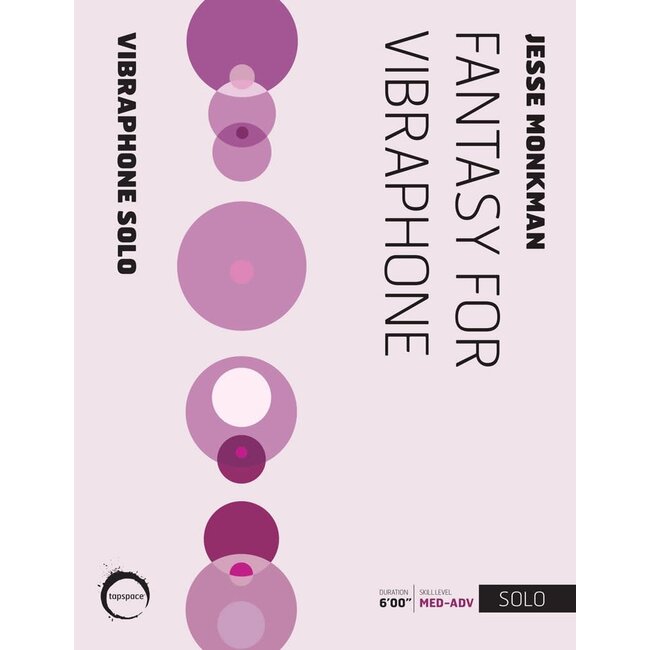 Fantasy for Vibraphone - by Jesse Monkman - TSPCS-28