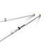 ProMark - TXDC17W-WHITE - Scott Johnson Painted White Hickory Drumstick, Wood Tip