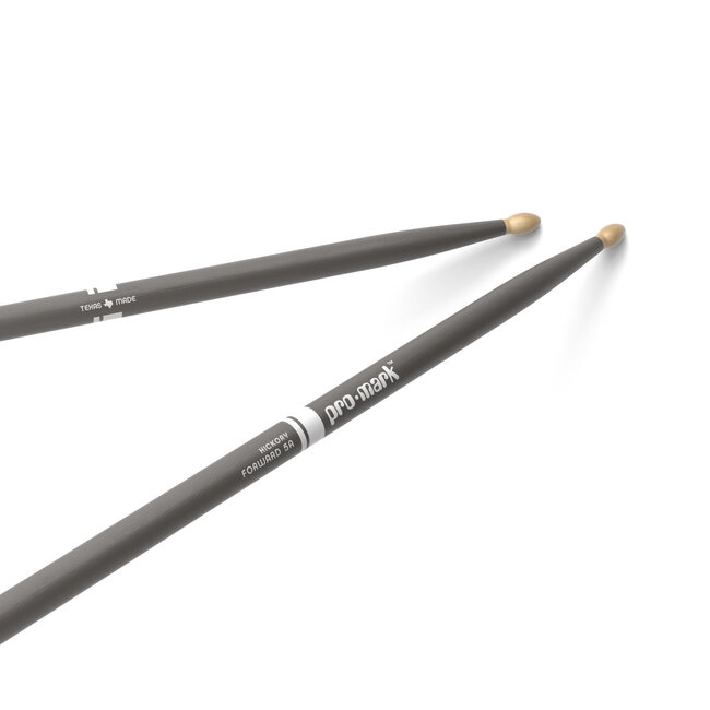 ProMark - TX5AW-GRAY - Classic Forward 5A Painted Gray Hickory Drumstick, Oval Wood Tip