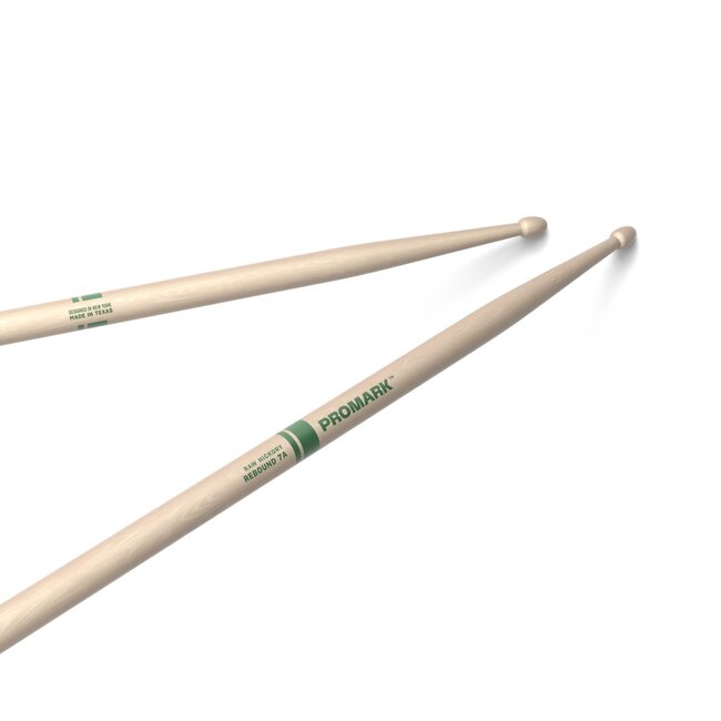 ProMark - RBHR535AW - Rebound 7A Raw Hickory Drumstick, Acorn Wood Tip