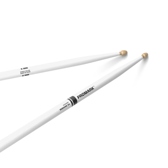 ProMark - RBH565AW-WHITE - Rebound 5A Painted White Hickory Drumstick, Acorn Wood Tip