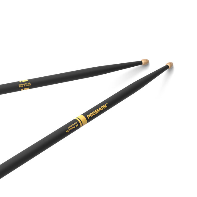 ProMark - R2BAG - Rebound 2B ActiveGrip Hickory Drumstick, Acorn Wood Tip