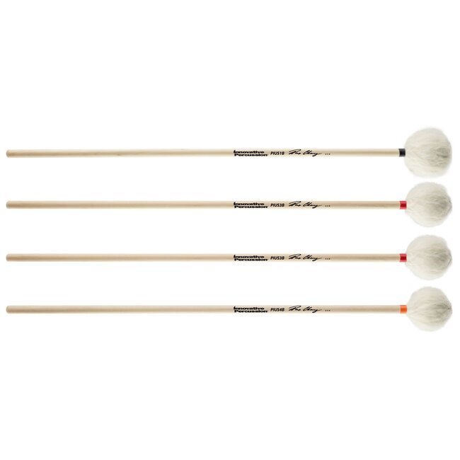 Innovative Percussion - PIUS-GSB - Graduated Set Of 1 PIUS1B, 2 PIUS3B, And 1 PIUS4B Mallets