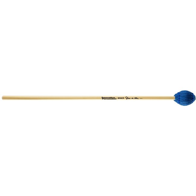 Innovative Percussion - WU6CR - Very Hard Concerto Marimba Mallets - Electric Blue Bamboo Cord - Rattan (Discontinued)
