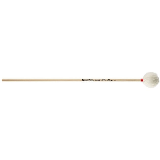 Innovative Percussion - PIUS3B - Medium General Marimba Mallets - White Yarn - Birch