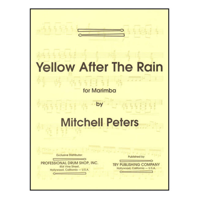 Yellow After The Rain - by Mitchell Peters - TRY1082