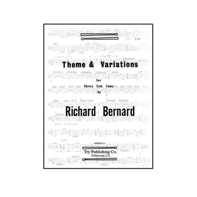 Theme and Variations For Three Tom-Toms - by Richard Bernard - TRY1009
