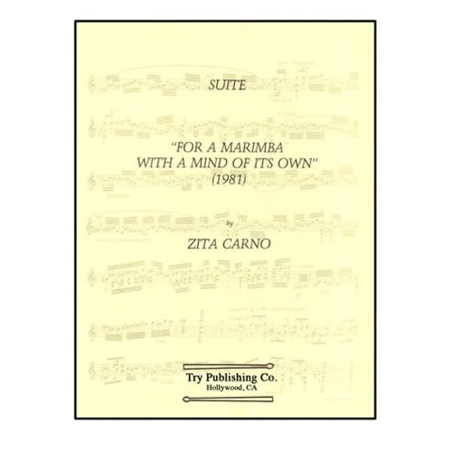 Suite "For A Marimba With A Mind Of Its Own" - by Zito Carno - TRY1012