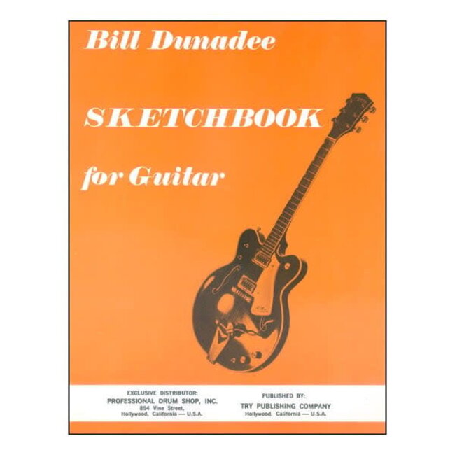 Sketchbook For Guitar - by Bill Dunadee - TRY1030