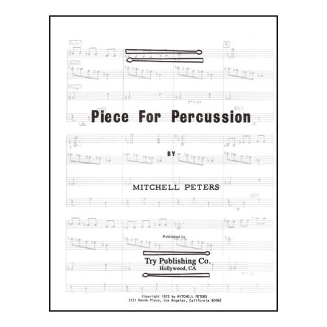 Piece For Percussion - by Mitchell Peters - TRY1101