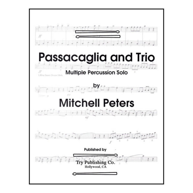 Passacaglia And Trio - by Mitchell Peters - TRY1089