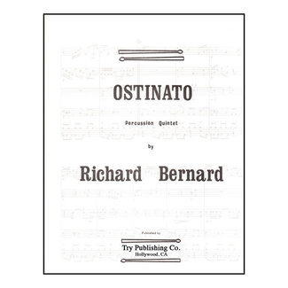 TRY Publishing Ostinato - by Richard Bernard - TRY1008