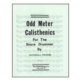 TRY Publishing Odd Meter Calisthenics For The Snare Drummer - by Mitchell Peters - TRY1068