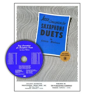 TRY Publishing Jazz Conception For Saxophone Duets w/cd - by Lennie Niehaus - TRY1061