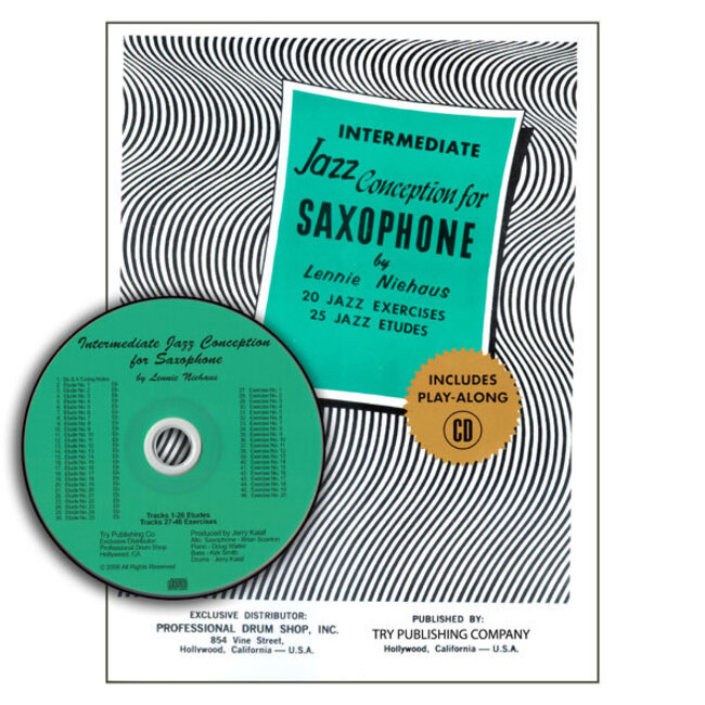 Intermediate Jazz Conception For Saxophone w/cd - by Lennie Niehaus - TRY1059