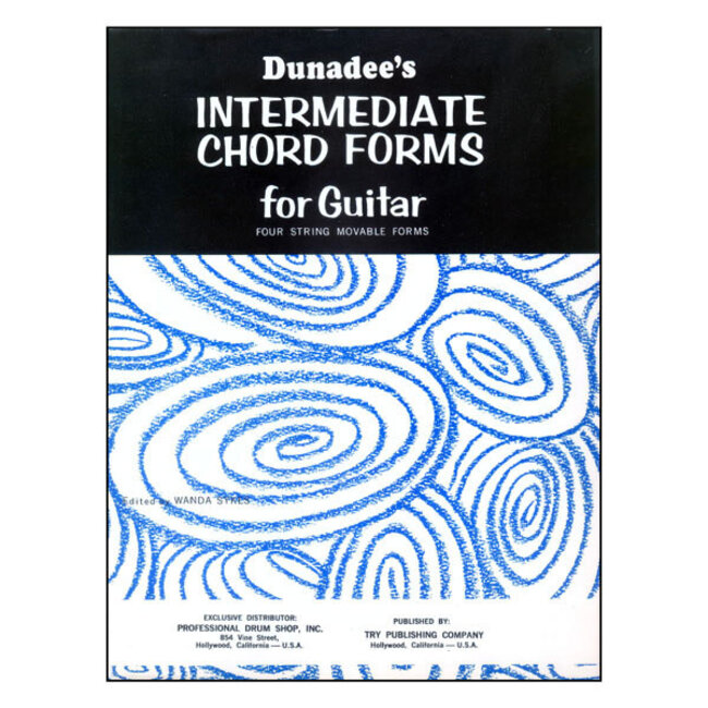 Intermediate Chord Forms For Guitar - by Bill Dunadee - TRY1029