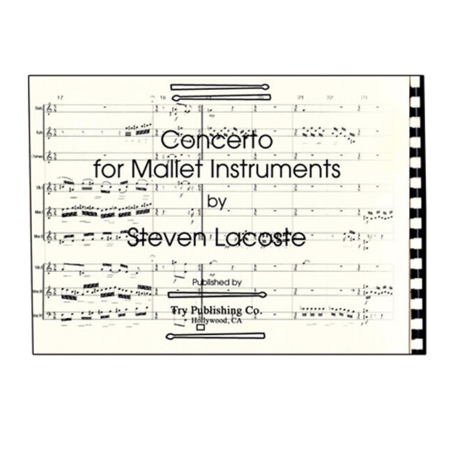 Concerto For Mallets - by Steve LaCoste - TRY1050