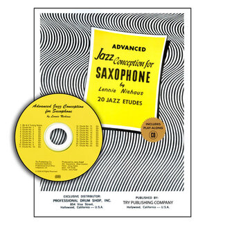TRY Publishing Advanced Jazz Conception For Saxophone w/cd - by Lennie Niehaus - TRY1060