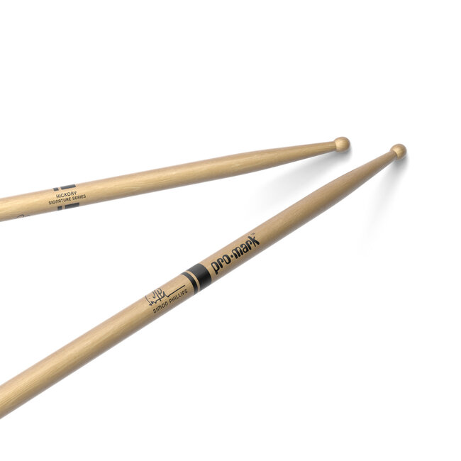 ProMark - TX707W - Simon Phillips 707 Hickory Drumstick, Wood Tip