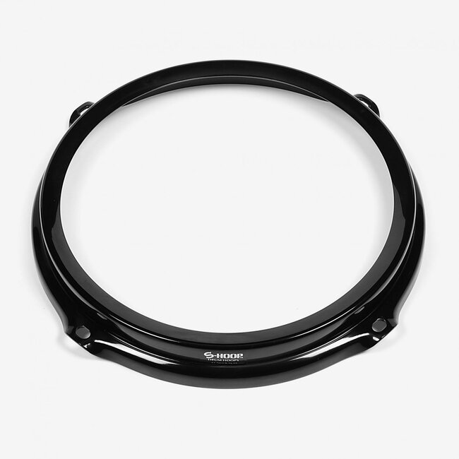 S-Hoops - SH84BLK - 8" 4 Hole Black PC/Steel S-Hoop