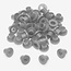 Danmar - TRW50S - 50 Pack Nylon Tension Rod Washers - Silver