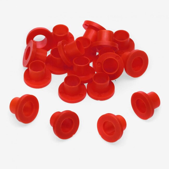 Danmar - TRW20R - 20 Pack Nylon Tension Rod Washers - Red