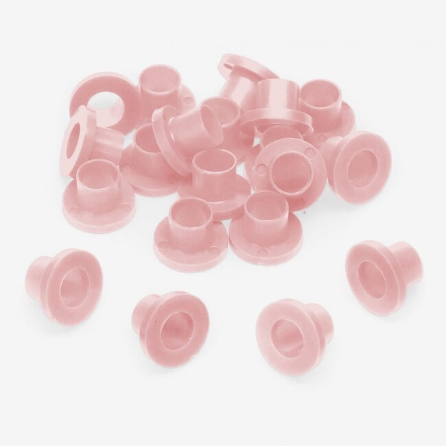 Danmar - TRW20PK - 20 Pack Nylon Tension Rod Washers - Pink