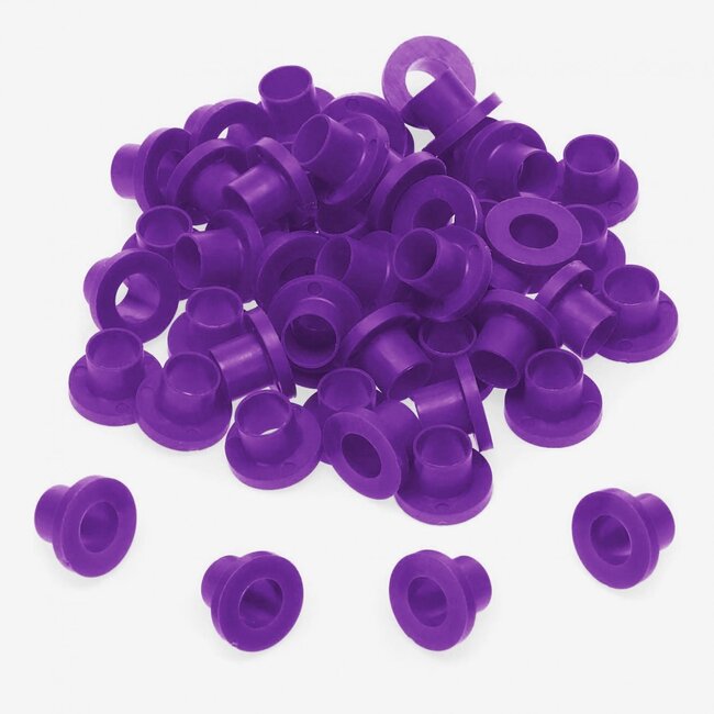 Danmar - TRW100P - 100 Pack Nylon Tension Rod Washers - Purple